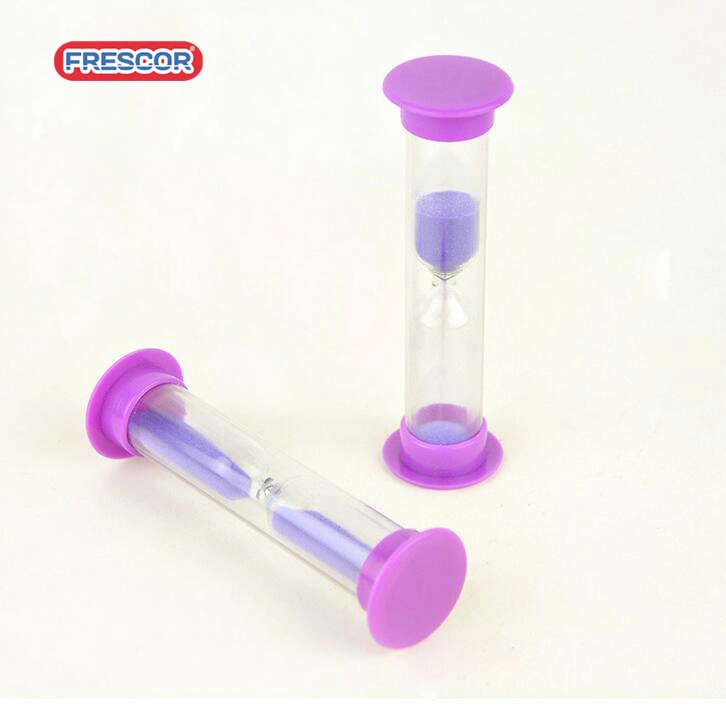 Wholesale 1 2 3 4 5 Minute Colorful Plastic Sand Timer Hourglass for Kids Toy and Board Game Sand Clock and Dice