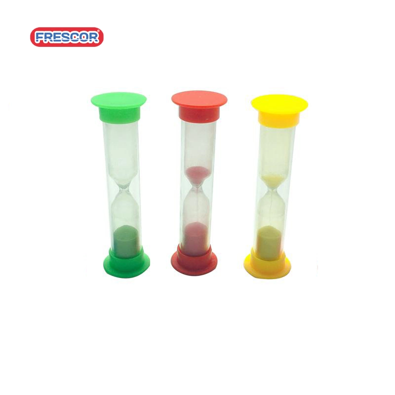 Wholesale 1 2 3 4 5 Minute Colorful Plastic Sand Timer Hourglass for Kids Toy and Board Game Sand Clock and Dice