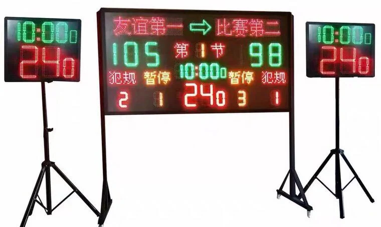 IP45 Waterproof Signs 6inch LED Digital Basketball Scoreboard