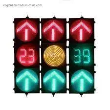 300mm 400mm Red Green Man Piéton LED Traffic Signal Light Countdown Timer
