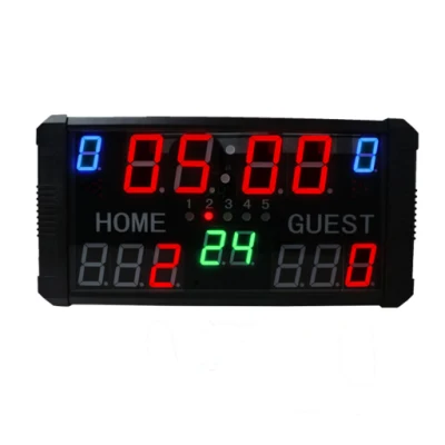 Tableau de bord électronique de basket-ball Fabricants de panneaux d'affichage à LED Tableau de bord numérique à LED