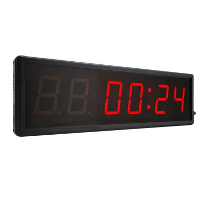 1,5 pouces 6 chiffres meilleur LED numérique Crossfit Interval Training Circuit Gym Tabata Fgb Timer Clock